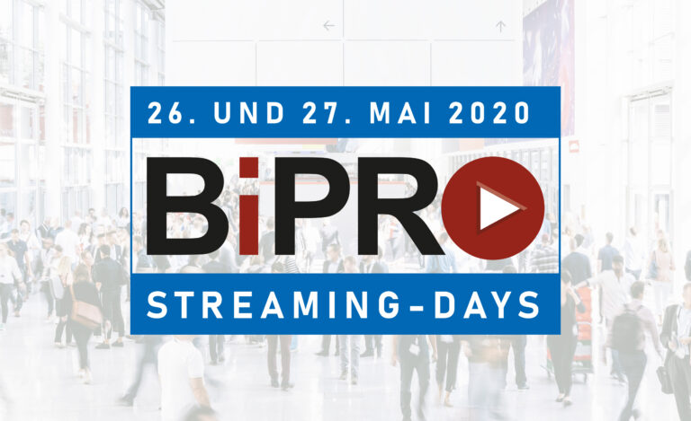 Anmeldung und Programm BiPRO Streaming-Days 2020
